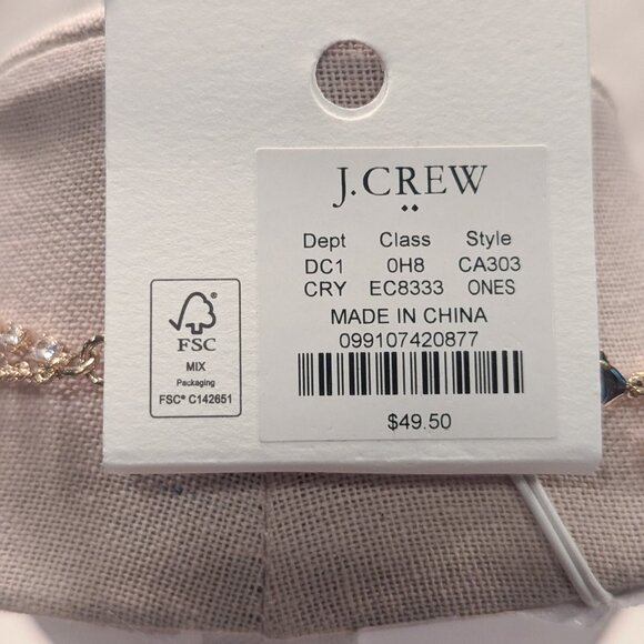 J.Crew Factory Crystal Layering Necklace - Picture 3 of 8